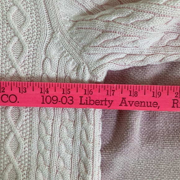 Croft & Barrow Light Pink Turtleneck Sweater Size S/M - Picture 8 of 9